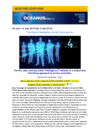 For the Cyber and Specialist "Intelligence" Industry in a Unique and Refreshing Approach to Service Provision