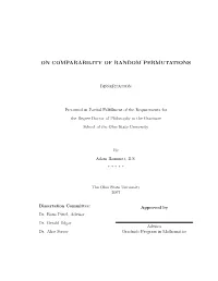 On Comparability of Random Permutations