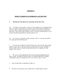 The Right of Free Expression and the Rule of Law 365