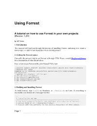 Using Forrest