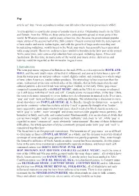 Pop Article Url
