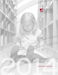 2014Annual Report Table of Contents