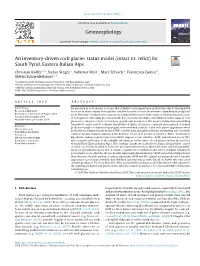 An Inventory-Driven Rock Glacier Status Model (Intact Vs