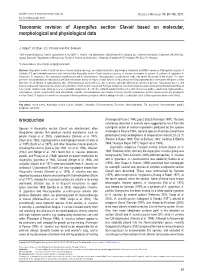 Taxonomic Revision of Aspergillus Section Clavati Based on Molecular, Morphological and Physiological Data