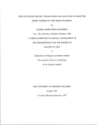 Translation and Analyses of Selected
