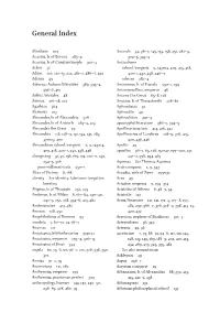 General Index