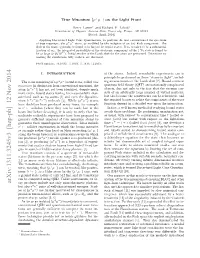 Arxiv:1311.3245V3 [Hep-Ph] 12 Nov 2014 Cay Products Include Not Only Monochromatic Photons, Light-Front Techniques