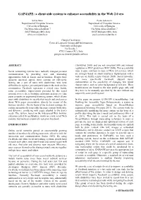 GAP4APE: a Client-Side System to Enhance Accessibility in the Web 2.0 Era