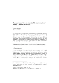 The Intertextuality of Beowulf, Cynewulf and Andreas1