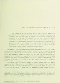 The Myth of Daphne and Apollo Or the Metamorphosis of the Laurel, Is