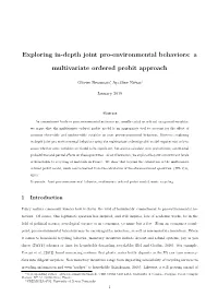 A Multivariate Ordered Probit Approach