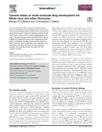 Current Status of Small Molecule Drug Development for Ebola Virus And