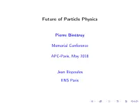 Future of Particle Physics