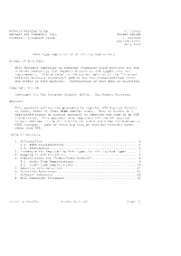 Network Working Group S. Casner Request for Comments: 3555 Packet Design Category: Standards Track P