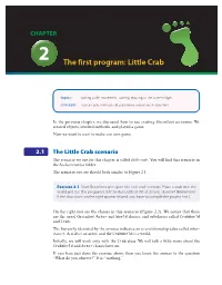 The First Program: Little Crab