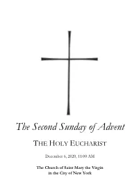 The Second Sunday of Advent