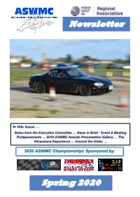 2020 ASWMC Spring Newsletter