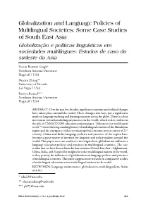 Globalization and Language Policies of Multilingual Societies