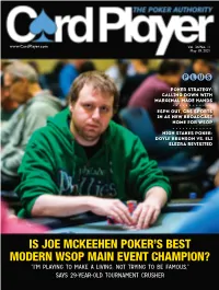 Is Joe Mckeehen Poker's Best Modern Wsop Main Event