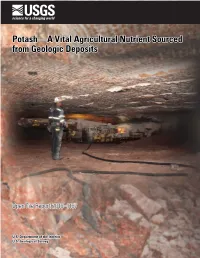Mining Methods for Potash