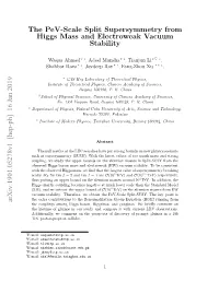 The Pev-Scale Split Supersymmetry from Higgs Mass and Electroweak Vacuum Stability