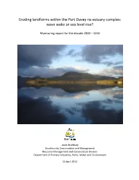 Eroding Landforms Within the Port Davey Ria Estuary Complex: Wave Wake Or Sea Level Rise?