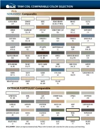 Trim Coil Comparable Color Selection