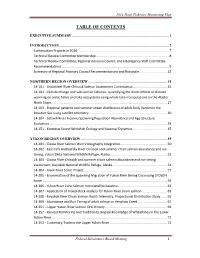 2014 Draft Fisheries Monitoring Plan