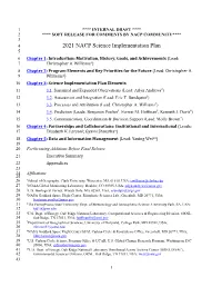 2021 NACP Science Implementation Plan 5 6 Chapter 1: Introduction: Motivation, History, Goals, and Achievements (Lead: 7 Christopher A
