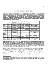 Engine Conversion the Fiat 127 and 127-Based