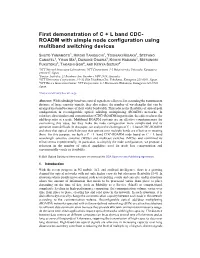 First Demonstration of C + L Band CDC- ROADM with Simple Node Configuration Using Multiband Switching Devices