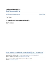Hrísheimar: Fish Consumption Patterns