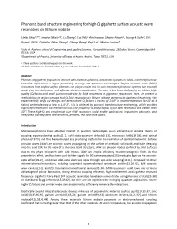 Phononic Band Structure Engineering for High-Q Gigahertz Surface Acoustic Wave Resonators on Lithium Niobate
