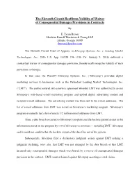 The Eleventh Circuit Reaffirms Validity of Waiver of Consequential Damages Provisions in Contracts