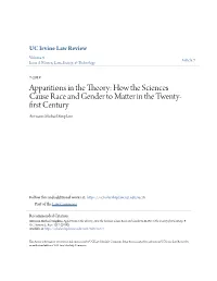Apparitions in the Theory: How the Sciences Cause Race and Gender to Matter in the Twenty- First Century Antwann Michael Simpkins