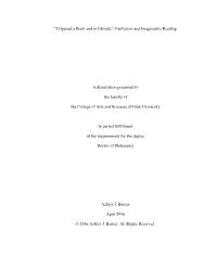 Fanfiction and Imaginative Reading a Dissertation