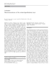 Neurotransmitters of the Retino-Hypothalamic Tract