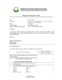 Request for Quotation