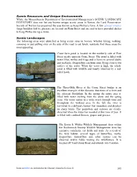 Scenic Resources and Unique Environments