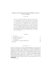 Orders in Quadratic Imaginary Fields of Small Class Number