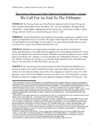 ADP Draft Resolution: We Call for an End To