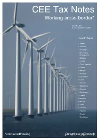 CEE Tax Notes Working Cross-Border*
