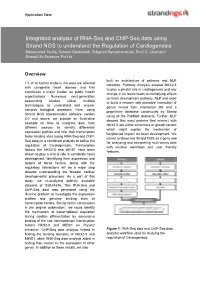 Integrated Analysis of RNA-Seq and Chip-Seq Data Using Strand NGS To
