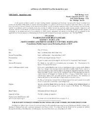 Official Statement Dated March 13, 2019