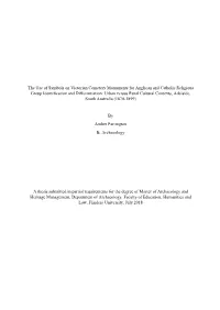 The Use of Symbols on Victorian Cemetery Monuments For