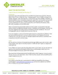 Draft Fix Instructions