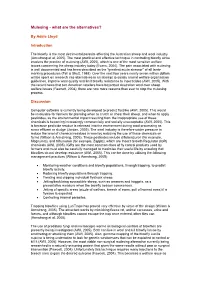 Mulesing - What Are the Alternatives?