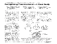 Recognizing Pneumothorax-A Case Study