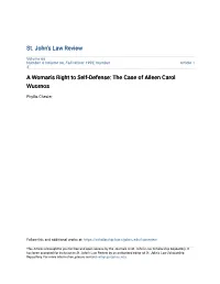 The Case of Aileen Carol Wuornos