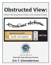 Ticket Sales Report